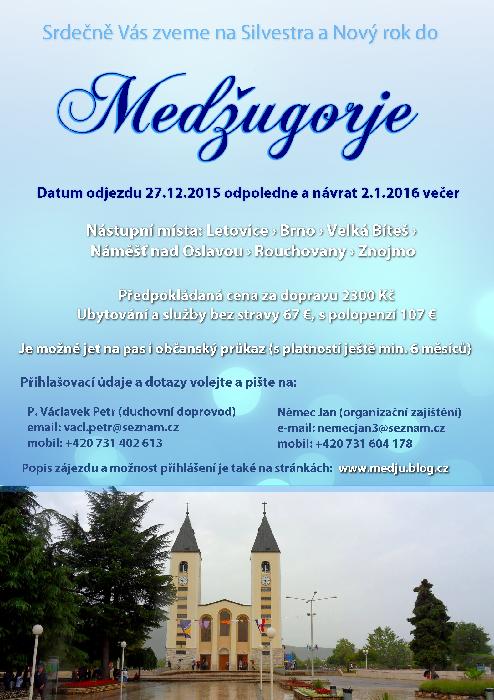 Silvestr v Medžugorje, plakát